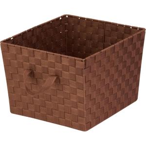 imageHoneyCanDo STO02985 Nested Woven Tote with Liner Esspresso Brown SmallBrown