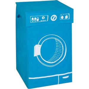 imageHoneyCanDo Washing Graphic Hamper Pink HMP04287 PinkBlue