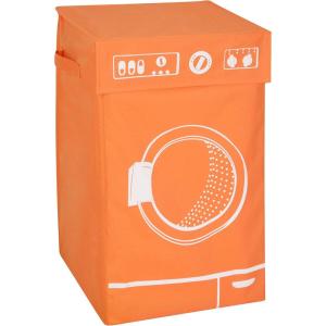 imageHoneyCanDo Washing Graphic Hamper Pink HMP04287 PinkOrange
