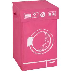 imageHoneyCanDo Washing Graphic Hamper Pink HMP04287 PinkPink