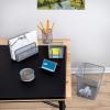 imageHoneyCanDo Mesh Desk Set Silver OFC06206 Silver 108quot x 124quot 6 PcsSilver