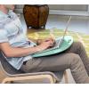 imageHoneyCanDo TBL03540 Portable Laptop Lap Desk with Handle Mint 23 L x 16 W x 25 H