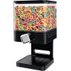 imageHoneyCanDo Zevro Compact Dry Food Dispenser Single Control BlackChromeSingle Dispenser