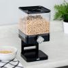 imageHoneyCanDo Zevro Compact Dry Food Dispenser Single Control BlackChromeSingle Dispenser