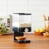 imageHoneyCanDo Zevro Compact Dry Food Dispenser Single Control BlackChromeSingle Dispenser Pack of 6