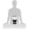 imageHoneyCanDo Zevro Compact Dry Food Dispenser Single Control BlackChromeSingle Dispenser Pack of 6