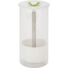 imageHoneyCanDo Glass Herb Preserver ClearWhite medium