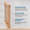 imageHoneyCanDo Collapsible Bamboo Drying Rack  Sturdy ampamp Foldable Laundry Drying Rack SpaceSaving ampamp Portable Clothes Rack for AirDrying Clothes Towels Blankets ampamp Delicates Indoor ampamp Outdoor Use