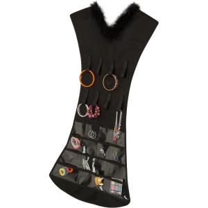 imageHoneyCanDo SFT03618 Dress Jewelry Organizer BlackBlack