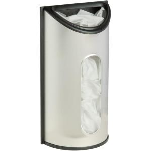 imageHoneyCanDo Stainless Steel Plastic Bag Saver ampamp Trash Bag Dispenser WallMounted Plastic Bag Organizer for Kitchen Pantry Garage Durable Stainless Steel Storage for Grocery Bags and SpaceSaving