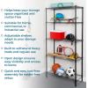 imageHoneyCanDo SHF01442 Storage Shelving 5Tier Black