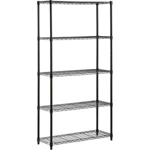 imageHoneyCanDo SHF01442 Storage Shelving 5Tier Black