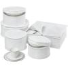 imageHoneyCanDo Dinnerware Storage Containers Set Perfect for Dish Storage China Storage and Cup Storage Quilted Containers To Keep Your Heirlooms and Fine China Protected and Organized 5Piece Set5 Piece