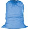 imageHoneyCanDo LBG01161 Mesh Laundry Bag with Drawstring Blue 24inches L x 36Inches H