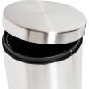 imageHoneyCanDo Mini Stainless Steel Trash Can with Lid and Foot Pedal TRS01449 Silver