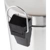 imageHoneyCanDo Mini Stainless Steel Trash Can with Lid and Foot Pedal TRS01449 Silver