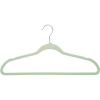 image25Pack SlimProfile NonSlip Velvet Hangers Mint1775 x 95 x 02 inches