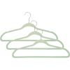 image25Pack SlimProfile NonSlip Velvet Hangers MintPack of 3
