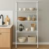 image:imageHoneyCanDo 5Tier HeavyDuty Adjustable Shelves Metal Storage Rack with 200lb Shelf Capacity White 14 W x 36 L x 72 HWhite