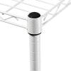 image:imageHoneyCanDo 5Tier HeavyDuty Adjustable Shelves Metal Storage Rack with 200lb Shelf Capacity White 14 W x 36 L x 72 HWhite