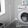 image:imageHoneyCanDo EasyFold Collapsible Clothes Drying Rack  Sturdy Metal Laundry Rack Holds 40 lbs SpaceSaving Clothes Rack Towel Rack Foldable Laundry Drying Rack for IndoorOutdoor Use  WhiteXFrame