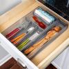 image:imageHoneyCanDo KCH02163 Steel Mesh 7Compartment Expandable Utility Drawer Organizer SilverMedium Pack of 1