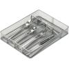 image:imageHoneyCanDo KCH02163 Steel Mesh 7Compartment Expandable Utility Drawer Organizer SilverSmall Pack of 1