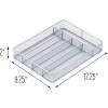 image:imageHoneyCanDo KCH02163 Steel Mesh 7Compartment Expandable Utility Drawer Organizer SilverSmall Pack of 1