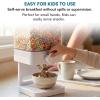 image:imageZevro Compact Dry Food Dispenser Single Control WhiteChromeSingle Dispenser