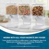 image:imageZevro Compact Dry Food Dispenser Single Control WhiteChromeSingle Dispenser