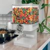 image:imageZevro Compact Dry Food Dispenser Single Control WhiteChromeSingle Dispenser