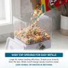 image:imageZevro Compact Dry Food Dispenser Single Control WhiteChromeSingle Dispenser