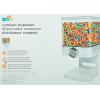 image:imageZevro Compact Dry Food Dispenser Single Control WhiteChromeSingle Dispenser Pack of 6