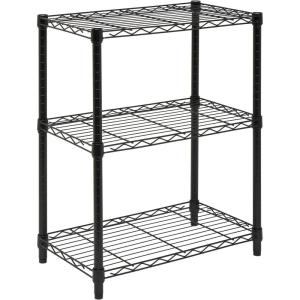 image:imageHoneyCanDo 5Tier HeavyDuty Adjustable Shelves Metal Storage Rack with 200lb Shelf Capacity White 14 W x 36 L x 72 HBlack