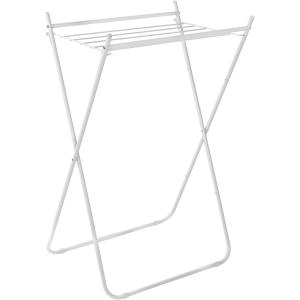 image:imageHoneyCanDo EasyFold Collapsible Clothes Drying Rack  Sturdy Metal Laundry Rack Holds 40 lbs SpaceSaving Clothes Rack Towel Rack Foldable Laundry Drying Rack for IndoorOutdoor Use  WhiteAFrame