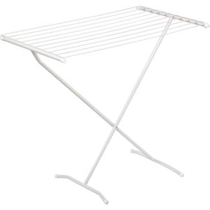image:imageHoneyCanDo EasyFold Collapsible Clothes Drying Rack  Sturdy Metal Laundry Rack Holds 40 lbs SpaceSaving Clothes Rack Towel Rack Foldable Laundry Drying Rack for IndoorOutdoor Use  WhiteXFrame