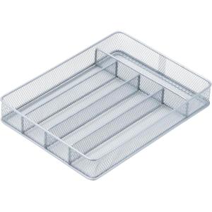 image:imageHoneyCanDo KCH02163 Steel Mesh 7Compartment Expandable Utility Drawer Organizer SilverSmall Pack of 1