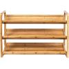 image:imageHoneyCanDo SHO01599 Bamboo 3Tier Shoe Shelf3Tier Bamboo Shoe Shelf