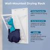 image:imageHoneyCanDo The Perfect Wall Mounted Clothes Rack with Drying Rod and Drying Rack A SpaceSaving Efficient Solution for Drying Clothes at Home Keeping Your Laundry Organized and Your Space Neat