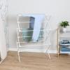 image:imageHoneyCanDo Collapsible Laundry Drying Rack Portable Clothes Rack SpaceSaving amp Easy to Store Metal Garment Rack Sturdy Clothes Dryer Ideal for Small Spaces Indoor amp Outdoor Use White