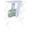 image:imageHoneyCanDo Collapsible Laundry Drying Rack Portable Clothes Rack SpaceSaving amp Easy to Store Metal Garment Rack Sturdy Clothes Dryer Ideal for Small Spaces Indoor amp Outdoor Use White