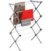 image:imageHoneyCanDo Deluxe Metal Collapsible Clothes Drying Rack 50 lbs 29 x 142 x 421 White amp GreyWhite and Grey
