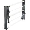 image:imageHoneyCanDo Deluxe Metal Collapsible Clothes Drying Rack 50 lbs 29 x 142 x 421 White amp GreyWhite and Grey