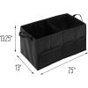 image:imageHoneyCanDo SFT01166 Soft Storage Chest Black Folding Car Trunk Organizer255L