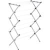 image:imageHoneyCanDo Deluxe Metal Collapsible Clothes Drying Rack 50 lbs 29 x 142 x 421 White amp GreyWhite and Grey
