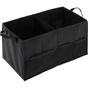 image:imageHoneyCanDo SFT01166 Soft Storage Chest Black Folding Car Trunk Organizer255L