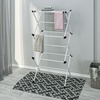 image:imageHoneyCanDo 3Tier Folding Metal Clothes Drying Rack  Portable Accordion Laundry Drying Stand  16 Ft Drying Capacity  Compact SpaceSaving Design for Apartments amp Small Spaces21 W