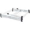 image:imageHoneyCanDo 3Tier Folding Metal Clothes Drying Rack  Portable Accordion Laundry Drying Stand  16 Ft Drying Capacity  Compact SpaceSaving Design for Apartments amp Small Spaces21 W