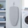 image:imageHoneyCanDo Steel Tabletop Ironing Board with Folding Legs Grey and White Stripe Cotton Cover Compact SpaceSaving Design 30 L x 6 H29 L x 13 W