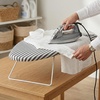 image:imageHoneyCanDo Steel Tabletop Ironing Board with Folding Legs Grey and White Stripe Cotton Cover Compact SpaceSaving Design 30 L x 6 H29 L x 13 W